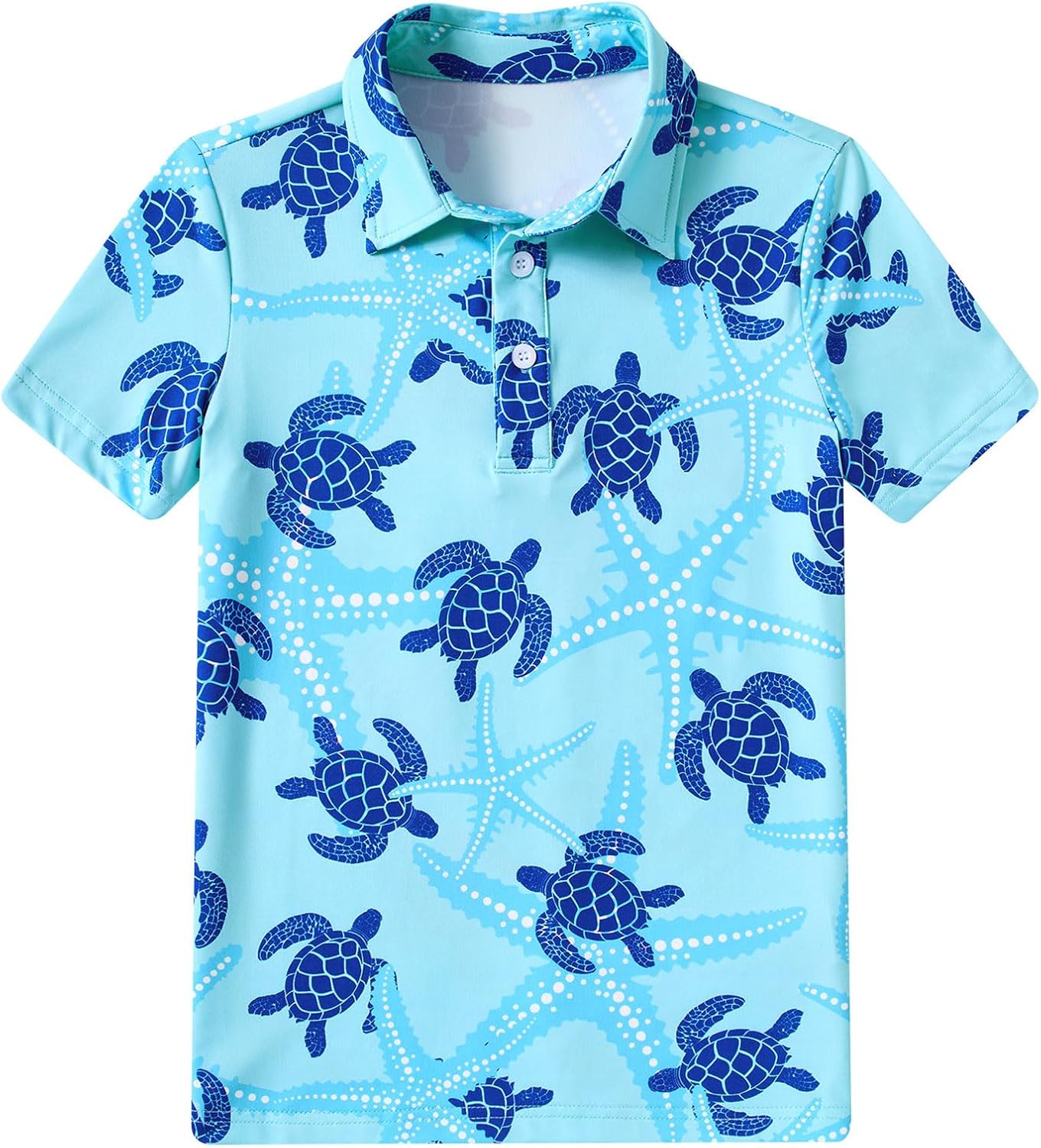 Boy's Polo Shirt Short Sleeve Golf Shirts for School Uniform Active 5-14 Years