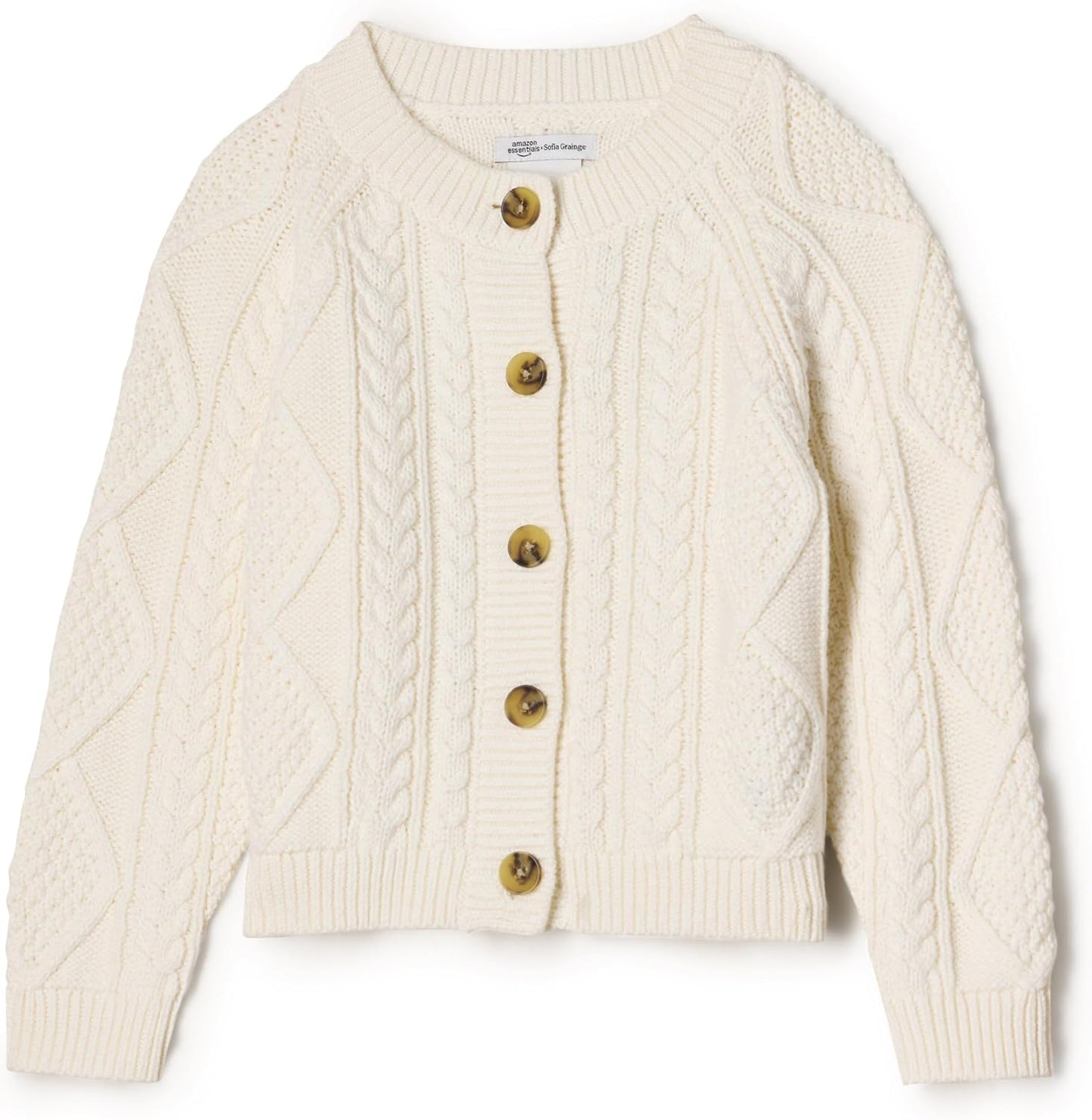 Unisex Toddlers and Babies' Fisherman Cardigan Sweater