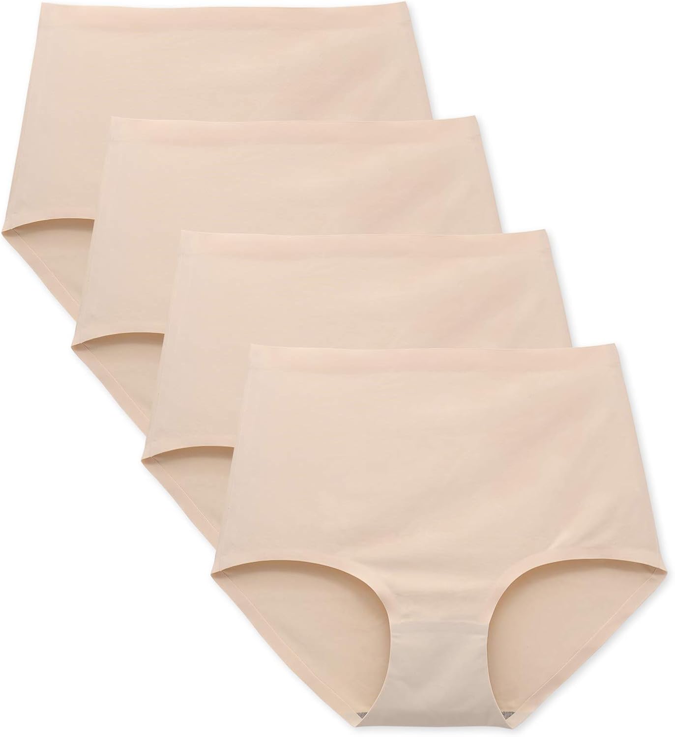 High Waist Briefs Underwear for Women Seamless Panties Multi Pack