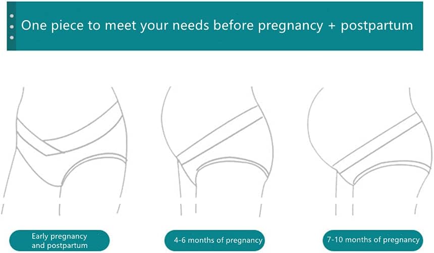 SMZ Maternity underwear pure cotton low-waist women's pregnant breathable maternity large size briefs