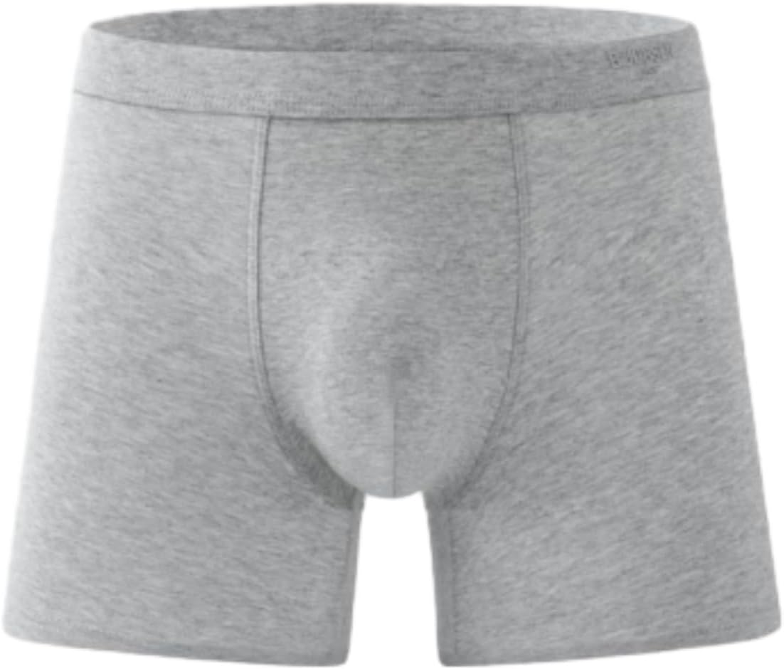 SMZ Men's Boxer Brief Underwear Cotton Sports Boxers Shorts Sexy U Convex Pouch Pocket Underpants