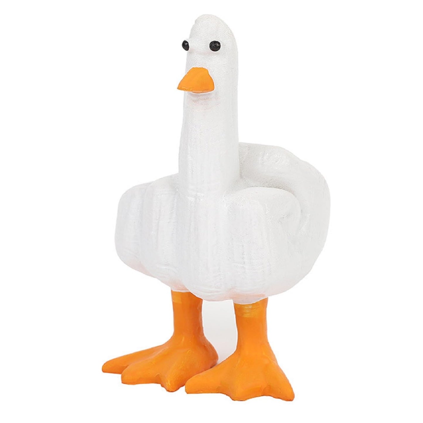 Funny Middle Finger Resin Garden Statue, Home Decoration Sculpture for Office Desk Gift