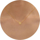 Hismart Initial Necklaces for Women Teen Girl Gifts 14k Gold Necklace Letter A-Z Dainty Choker Anniversary Birthday Jewelry Stocking Stuffers for Teens Girlfriend Wife