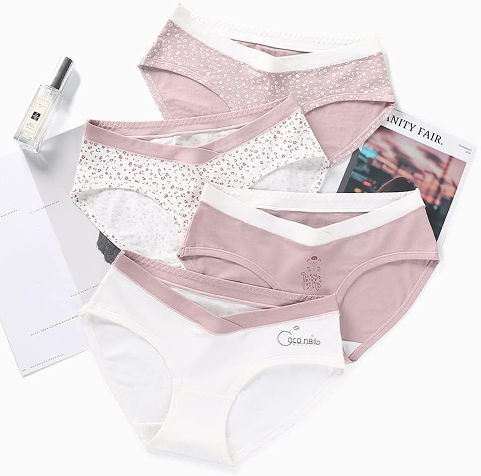 SMZ Maternity underwear pure cotton low-waist women's pregnant breathable maternity large size briefs