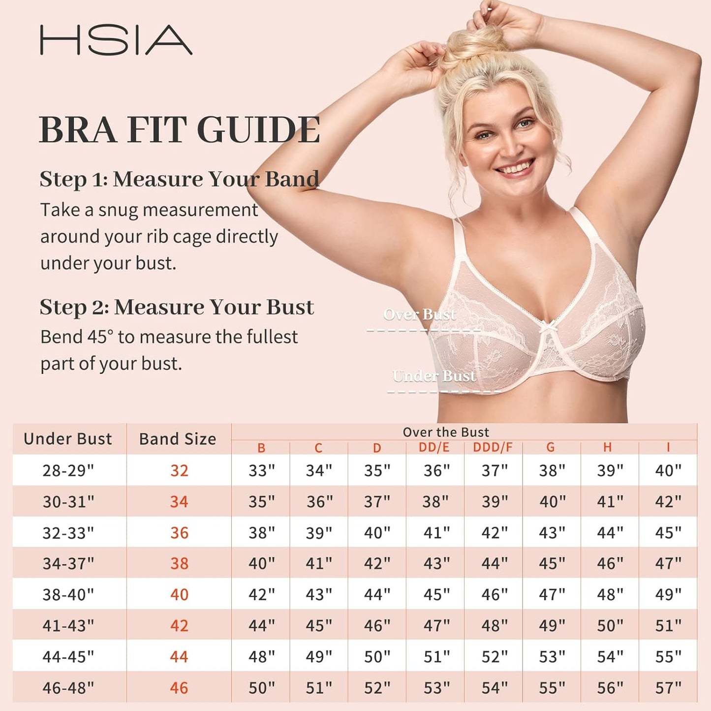 SMZ Minimizer Bras for Women Full Coverage Underwire Bras Plus Size Lifting Lace Bra for Heavy Breast