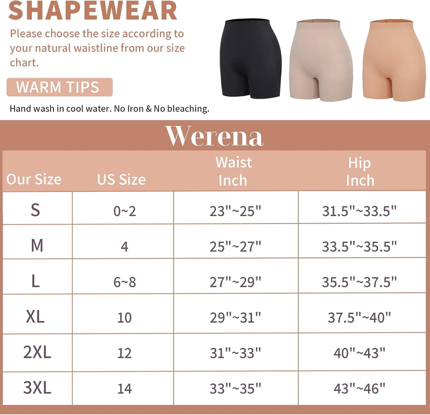 SMZ Shaping Boyshorts Panties for Women Slip Shorts Under Dress Shapewear Shorts Tummy Control Underwear