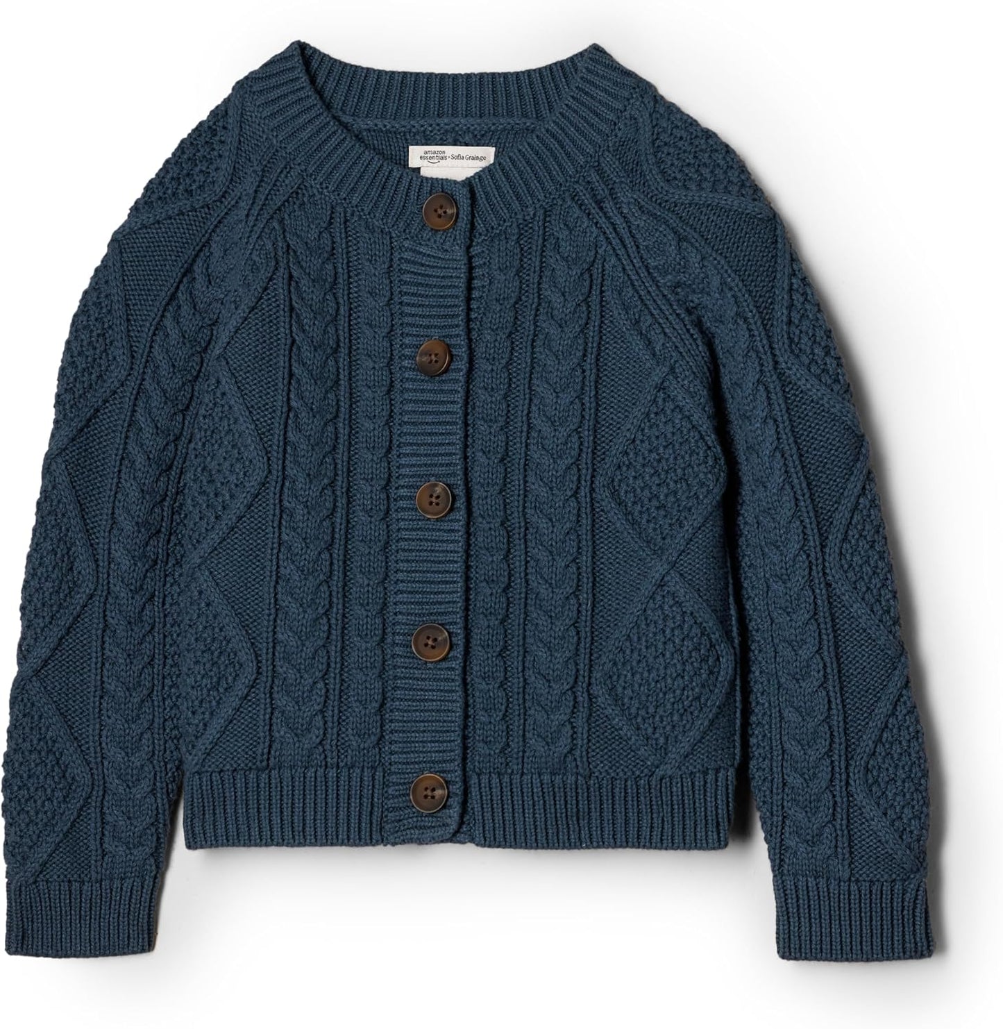 Unisex Toddlers and Babies' Fisherman Cardigan Sweater
