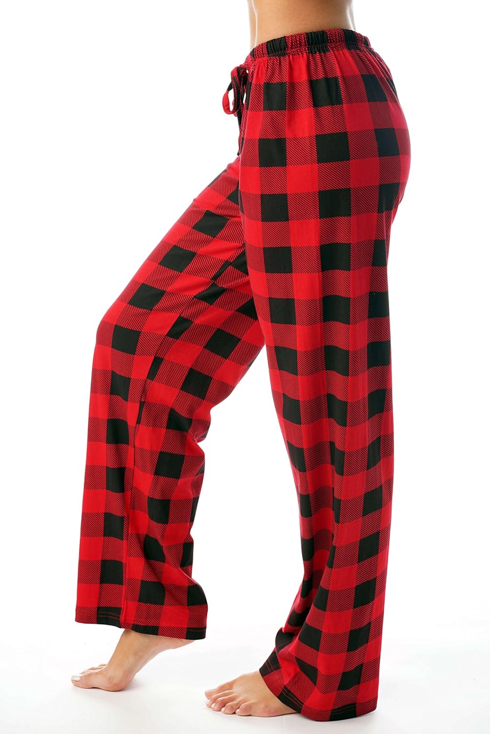 SMZ Women Buffalo Plaid Pajama Pants
