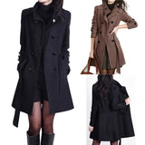 Slim Fit Europe Style Women's Trench Coats