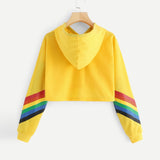 Rainbow Letter Print Women's Sweatshirt