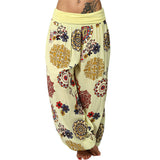 Women's Loose Floral Print Drawstring Pants