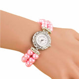 Women's New Pearl Beads Watch