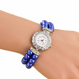 Women's New Pearl Beads Watch