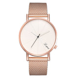 Women's Minimalist silicone Mesh Simple Watch