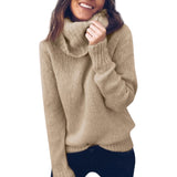 Women Knitted Turtleneck Sweater