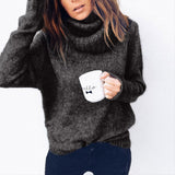 Women Knitted Turtleneck Sweater