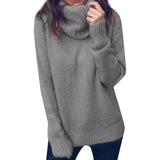 Women Knitted Turtleneck Sweater