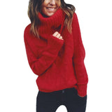 Women Knitted Turtleneck Sweater